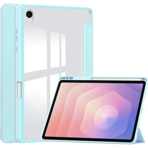 Etui z klapką Bizon Case Tab Clear Matt do Samsung Galaxy Tab S11 błękitne Etui z klapką Bizon Case Tab Clear Matt do Samsung Galaxy Tab S11 błękitne
