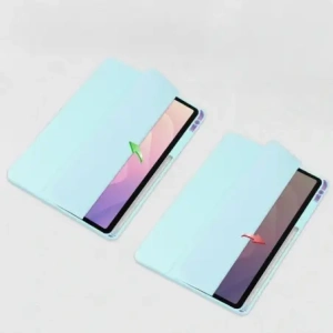 Etui z klapką Bizon Case Tab Clear Matt do Samsung Galaxy Tab S11 błękitne