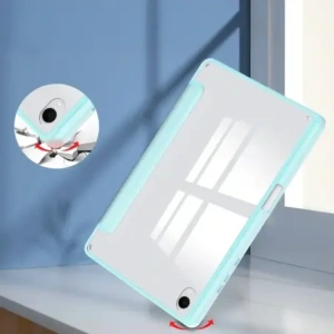 Etui z klapką Bizon Case Tab Clear Matt do Samsung Galaxy Tab S11 błękitne