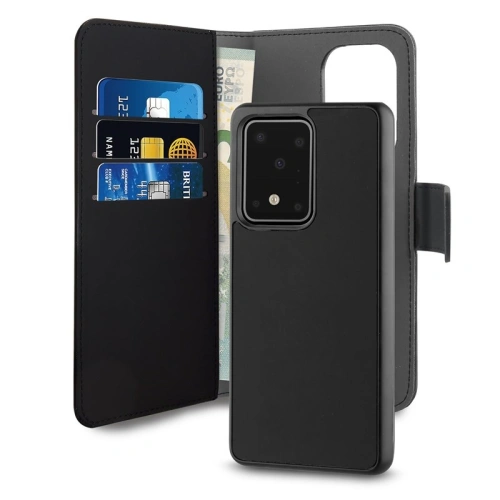 Kup Samsung PURO Geldbörse Abnehmbare 2-in-1 Hülle Galaxy S20 Ultra (schwarz) - PUR214BLK - {ean13} - Sklep Home Screen