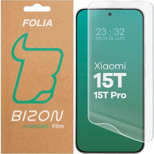 Folia hydrożelowa na ekran Bizon Glass Hydrogel Front do Xiaomi 15T / 15T Pro Folia hydrożelowa na ekran Bizon Glass Hydrogel Front do Xiaomi 15T / 15T Pro