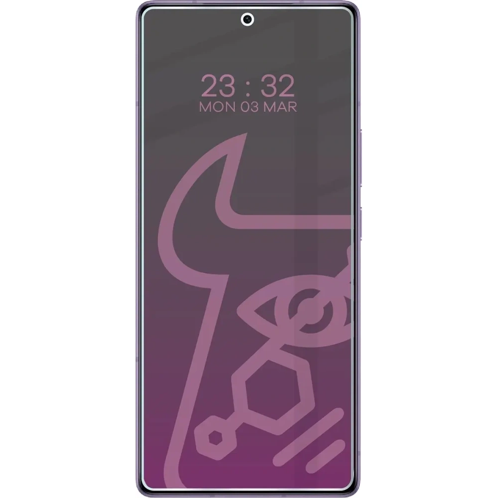 Prywatyzujące szkło hybrydowe Bizon Glass Mule Shadow do Infinix Note 50 Pro 4G matowe