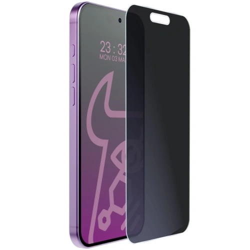 Prywatyzujące szkło hybrydowe Bizon Glass Mule Shadow do Apple iPhone 17 matowe Prywatyzujące szkło hybrydowe Bizon Glass Mule Shadow do Apple iPhone 17 matowe