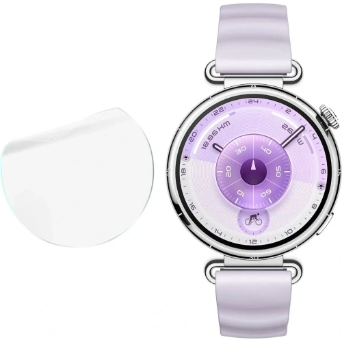 Folia hydrożelowa na ekran Bizon Glass Watch Hydrogel Duo do Huawei Watch GT6 41mm [2 PACK]