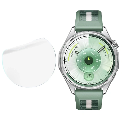 Folia hydrożelowa na ekran Bizon Glass Watch Hydrogel Duo do Huawei Watch GT6 46mm [2 PACK]