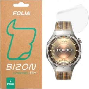 Folia hydrożelowa na ekran Bizon Glass Watch Hydrogel Duo do Huawei Watch GT6 Pro 46mm [2 PACK]