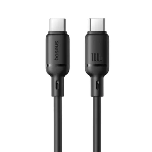 Kabel Baseus Silky Series 100W USB-C do USB-C 1m czarny