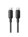 Kabel Baseus Silky Series 100W USB-C do USB-C 1m czarny Kabel Baseus Silky Series 100W USB-C do USB-C 1m czarny