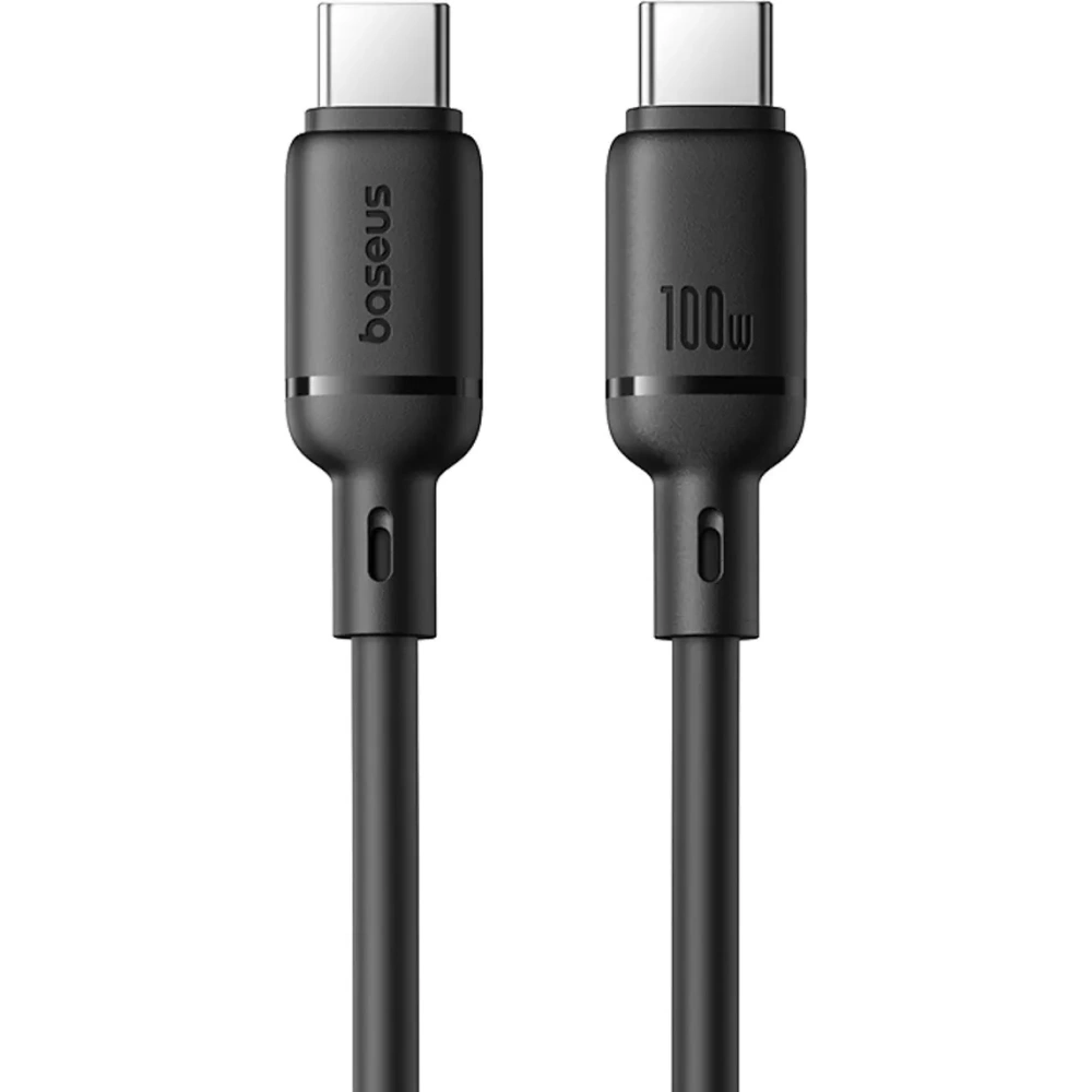 Kabel Baseus Silky Series 100W USB-C do USB-C 1m czarny
