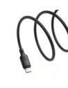 Kabel Baseus Silky Series 100W USB-C do USB-C 1m czarny Kabel Baseus Silky Series 100W USB-C do USB-C 1m czarny