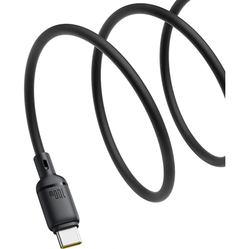 Kabel Baseus Silky Series 100W USB-C do USB-C 1m czarny