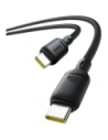 Kabel Baseus Silky Series 100W USB-C do USB-C 1m czarny Kabel Baseus Silky Series 100W USB-C do USB-C 1m czarny