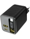 Ładowarka sieciowa Dudao A67EU GaN 67W z wbudowanym zwijanym kablem USB-C Power Delivery Quick Charge czarna Ładowarka sieciowa Dudao A67EU GaN 67W z wbudowanym zwijanym kablem USB-C Power Delivery Quick Charge czarna