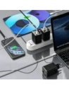 Ładowarka sieciowa Dudao A67EU GaN 67W z wbudowanym zwijanym kablem USB-C Power Delivery Quick Charge czarna Ładowarka sieciowa Dudao A67EU GaN 67W z wbudowanym zwijanym kablem USB-C Power Delivery Quick Charge czarna