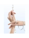 Kabel Dudao L25C USB-C do USB-C 60W 1m biały Kabel Dudao L25C USB-C do USB-C 60W 1m biały