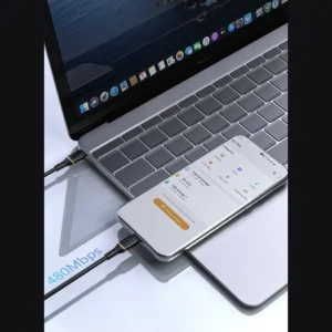Kabel Dudao L25C USB-C do USB-C 60W 1m biały