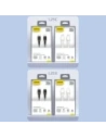 Kabel Dudao L25C USB-C do USB-C 60W 1m biały Kabel Dudao L25C USB-C do USB-C 60W 1m biały