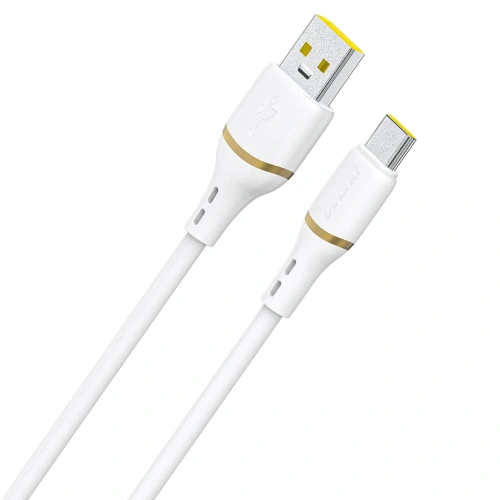 Kabel Dudao L25T USB-A do USB-C 5A 1m biały Kabel Dudao L25T USB-A do USB-C 5A 1m biały