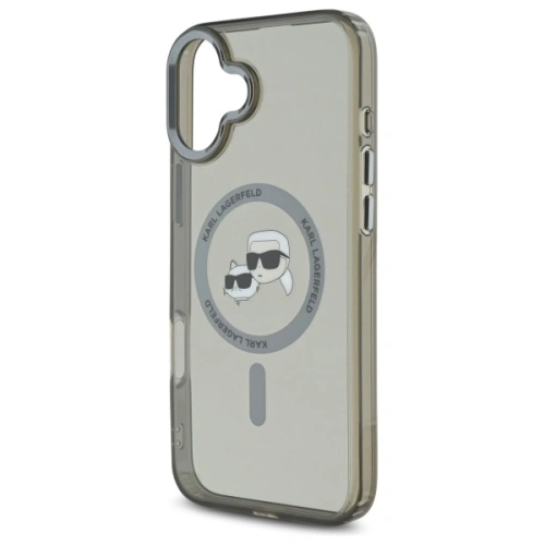 Etui Karl Lagerfeld do Apple iPhone 16 Plus hardcase IML Metal Karl&Choupette Head MagSafe czarny Etui Karl Lagerfeld do Apple iPhone 16 Plus hardcase IML Metal Karl&Choupette Head MagSafe czarny