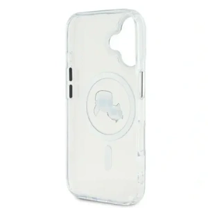 Etui Karl Lagerfeld do Apple iPhone 16 hardcase IML Metal Karl&Choupette Head MagSafe biały Etui Karl Lagerfeld do Apple iPhone 16 hardcase IML Metal Karl&Choupette Head MagSafe biały