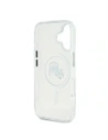 Etui Karl Lagerfeld do Apple iPhone 16 hardcase IML Metal Karl&Choupette Head MagSafe biały