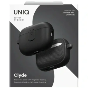 Etui UNIQ Clyde do Apple AirPods Pro 3 gen czarno szary