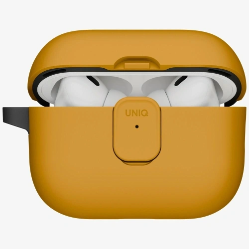 Etui UNIQ Clyde do Apple AirPods Pro 3 gen żółto szary