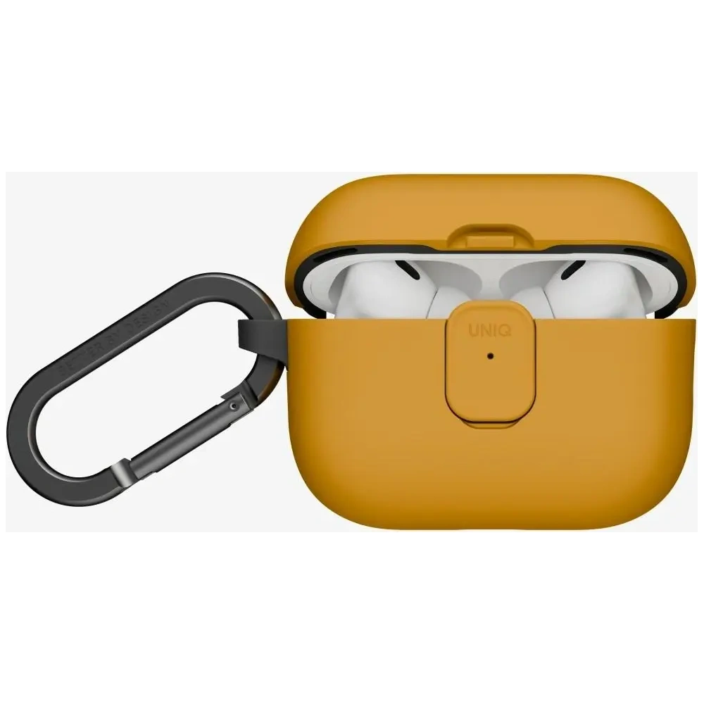Etui UNIQ Clyde do Apple AirPods Pro 3 gen żółto szary