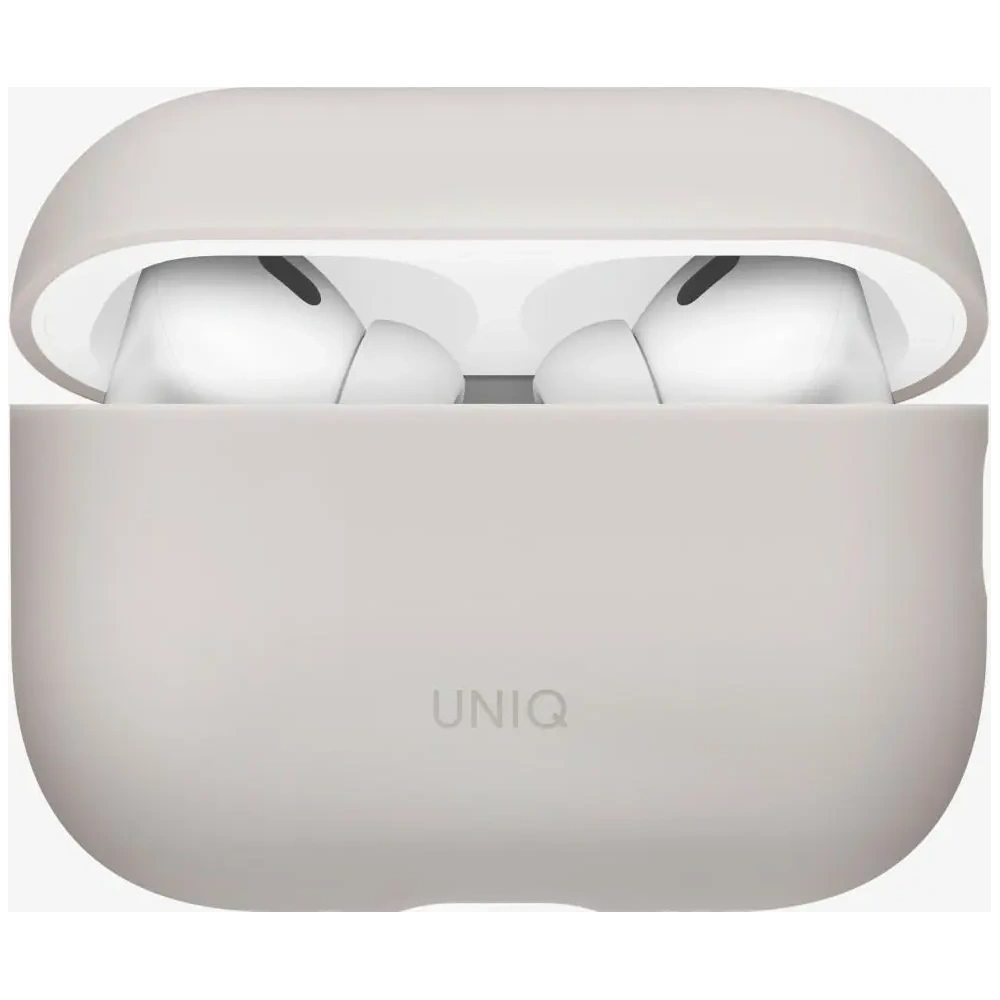 Etui UNIQ Lino do Apple AirPods Pro 3 gen Silicone beżowy