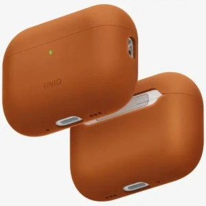 Etui UNIQ Lino do Apple AirPods Pro 3 gen Silicone pomarańczowy