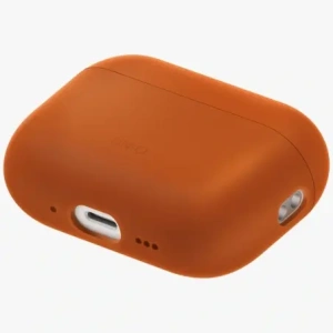 Etui UNIQ Lino do Apple AirPods Pro 3 gen Silicone pomarańczowy