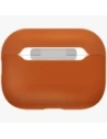 Etui UNIQ Lino do Apple AirPods Pro 3 gen Silicone pomarańczowy