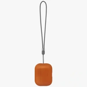 Etui UNIQ Lino do Apple AirPods Pro 3 gen Silicone pomarańczowy