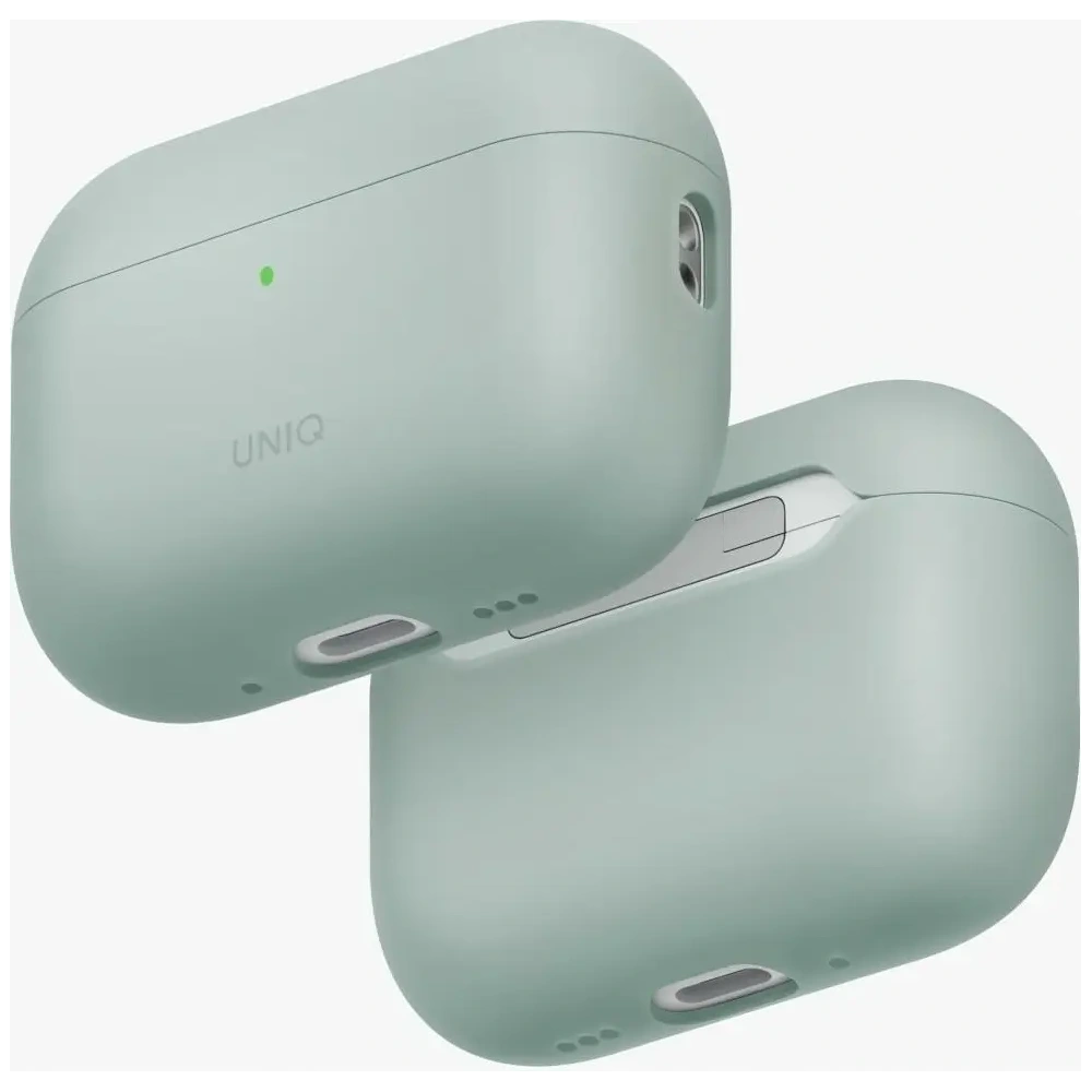 Etui UNIQ Lino do Apple AirPods Pro 3 gen Silicone zielony
