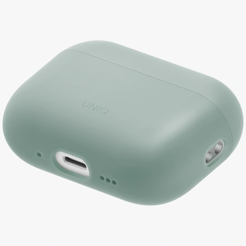 Etui UNIQ Lino do Apple AirPods Pro 3 gen Silicone zielony