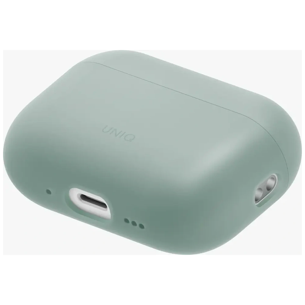 Etui UNIQ Lino do Apple AirPods Pro 3 gen Silicone zielony