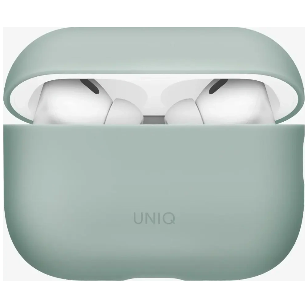Etui UNIQ Lino do Apple AirPods Pro 3 gen Silicone zielony