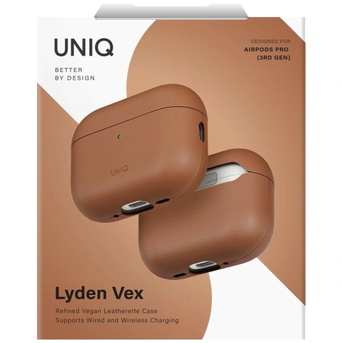 Etui UNIQ Lyden Vex do Apple AirPods Pro 3 gen carmel