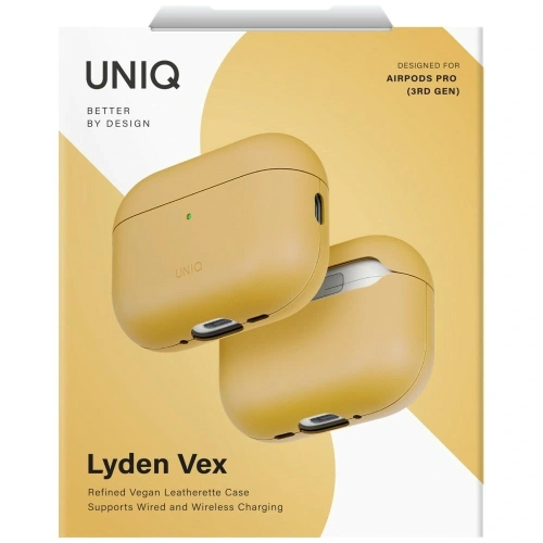 Etui UNIQ Lyden Vex do Apple AirPods Pro 3 gen żółty