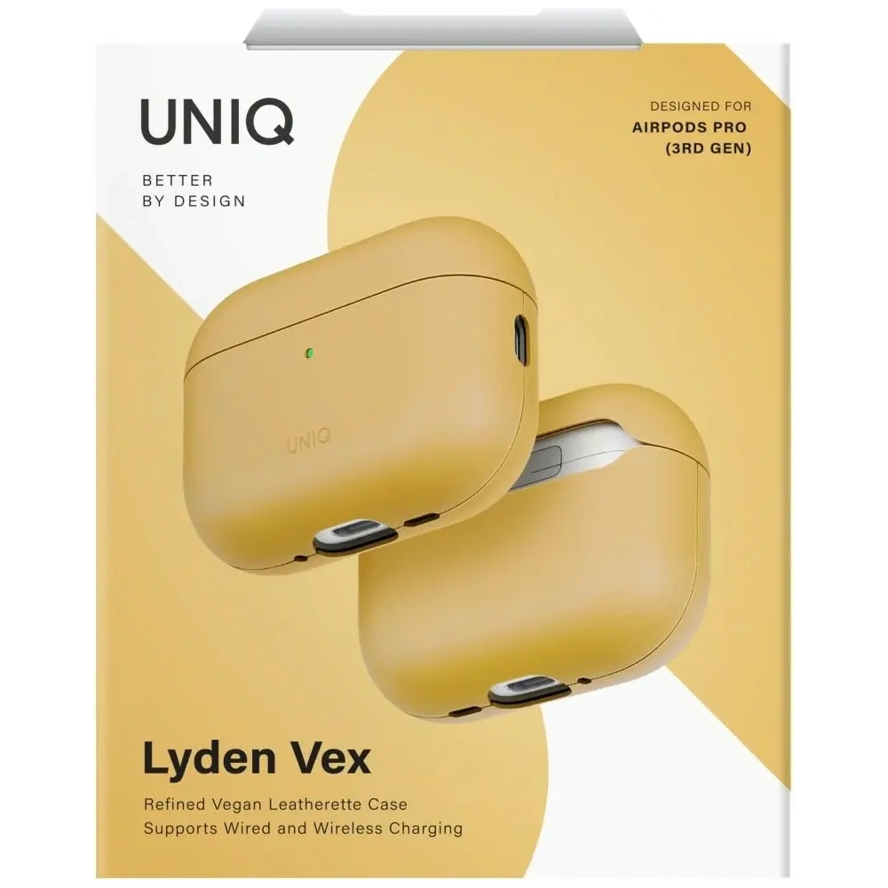 Etui UNIQ Lyden Vex do Apple AirPods Pro 3 gen żółty