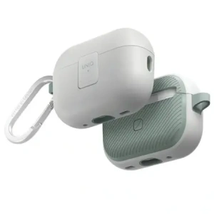 Etui UNIQ Clyde Lock Case do Apple AirPods Pro 2 biało-miętowy/dove white-soft mint Etui UNIQ Clyde Lock Case do Apple AirPods Pro 2 biało-miętowy/dove white-soft mint