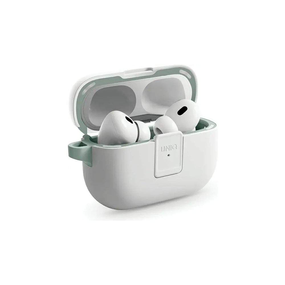 Etui UNIQ Clyde Lock Case do Apple AirPods Pro 2 czarno-ciemnoszary/charcoal-dark grey
