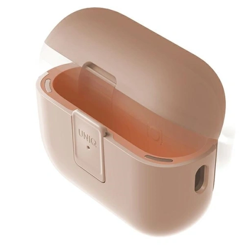 Etui UNIQ Clyde Lock Case do Apple AirPods Pro 2 pudroworóżowy-różowy/light pink-crepe pink Etui UNIQ Clyde Lock Case do Apple AirPods Pro 2 pudroworóżowy-różowy/light pink-crepe pink