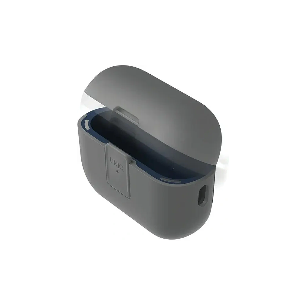 Etui UNIQ Clyde Lock Case do Apple AirPods Pro 2 szaro-niebieski/chalk grey-marine blue