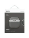Etui UNIQ Glase do Apple AirPods 4 dymny/glossy smoke