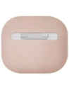 Etui UNIQ Lino do Apple AirPods 4 Silicone różowy/pink blush