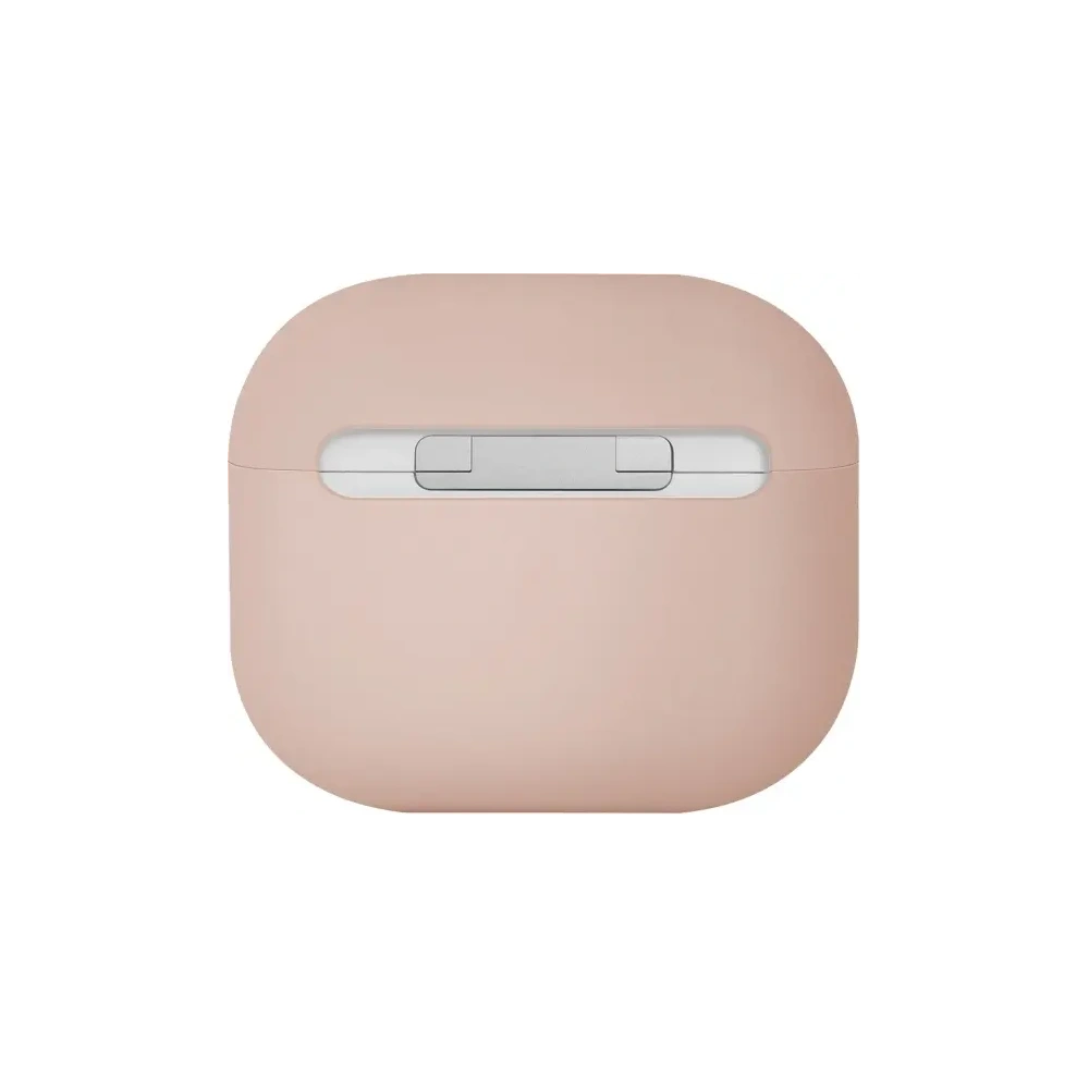 Etui UNIQ Lino do Apple AirPods 4 Silicone różowy/pink blush