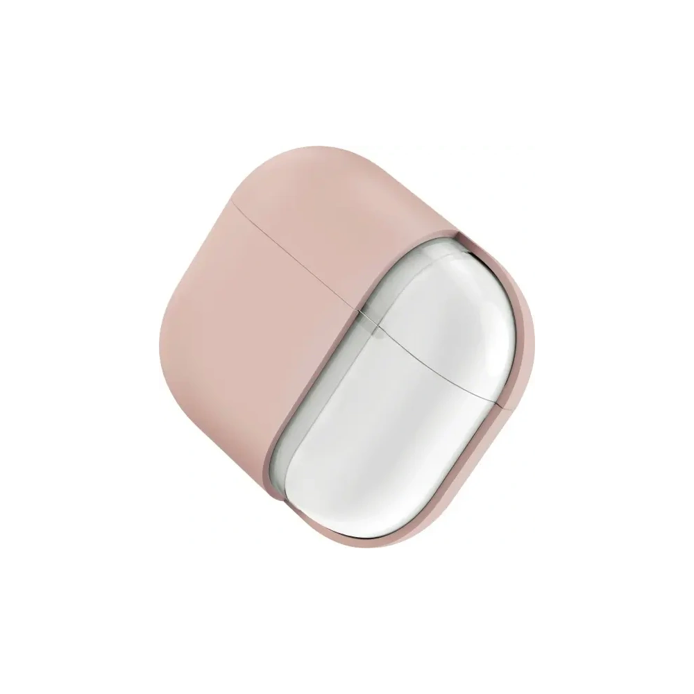 Etui UNIQ Lino do Apple AirPods 4 Silicone różowy/pink blush