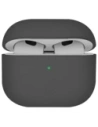 Etui UNIQ Lino do Apple AirPods 4 Silicone szary/ash grey Etui UNIQ Lino do Apple AirPods 4 Silicone szary/ash grey