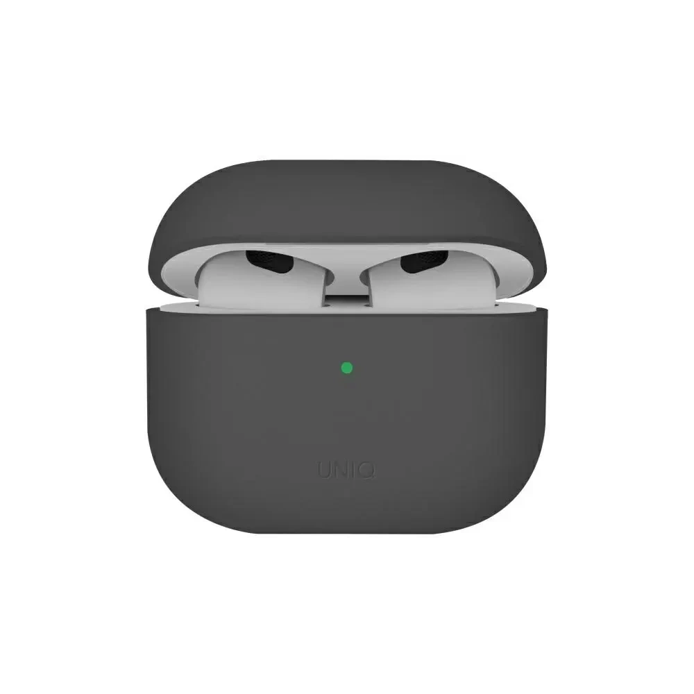Etui UNIQ Lino do Apple AirPods 4 Silicone szary/ash grey